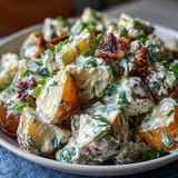 Best Juneteenth soul food potato salad, a classic creamy side dish with a savory kick.