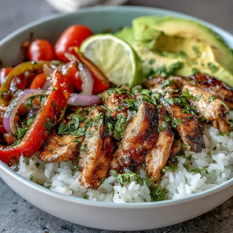 Skinny Chicken Fajita Bowls