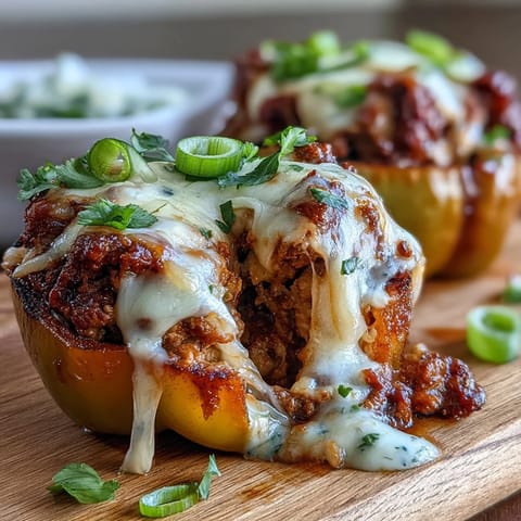 Keto Taco Stuffed Peppers