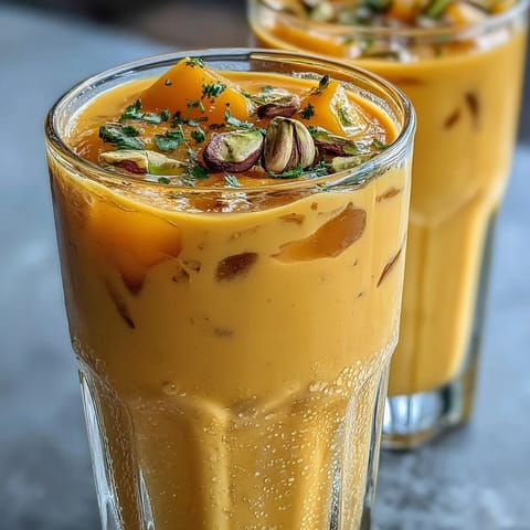 Mango Lassi Creamy Drink