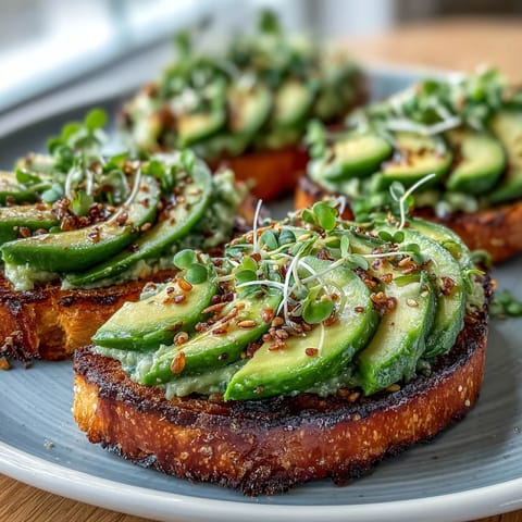 Festive shamrock-shaped avocado slices topped with everything bagel seasoning on whole grain toast, perfect for St. Patrick's Day brunch.