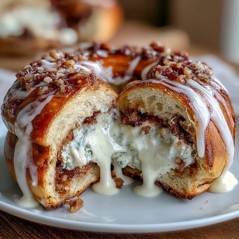 Soft, protein-packed cinnamon swirl bagels with a glossy vanilla Greek yogurt glaze, perfect for a wholesome breakfast.  