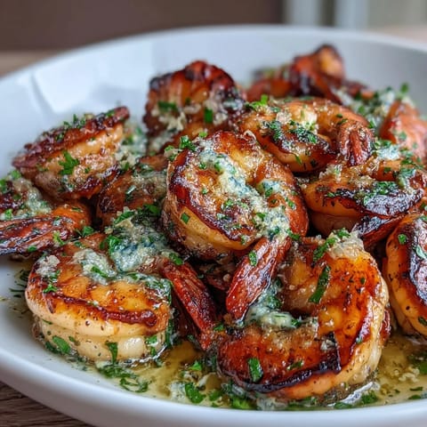Easy Healthy Lemon Garlic Shrimp Bowls with brown rice, fresh vegetables, and zesty lemon sauce served in a colorful, nourishing bowl.