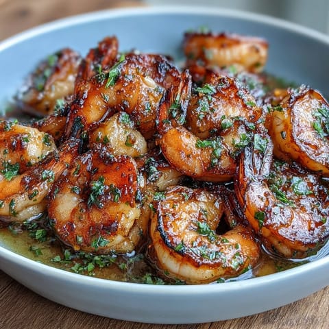 Easy Healthy Lemon Garlic Shrimp