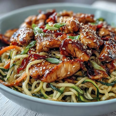 Healthy Easy Zucchini Noodle Stir