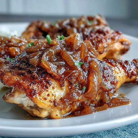 Soul Food Smothered Chicken Onion