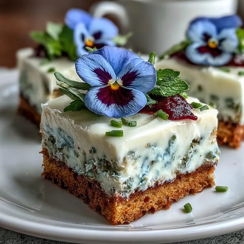 Spring Cake Pressed Flowers