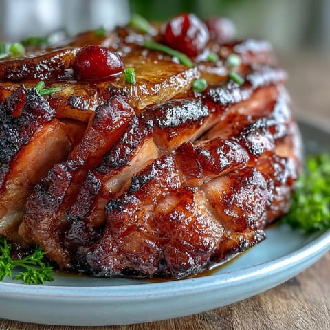 Honey Glazed Ham Pineapple