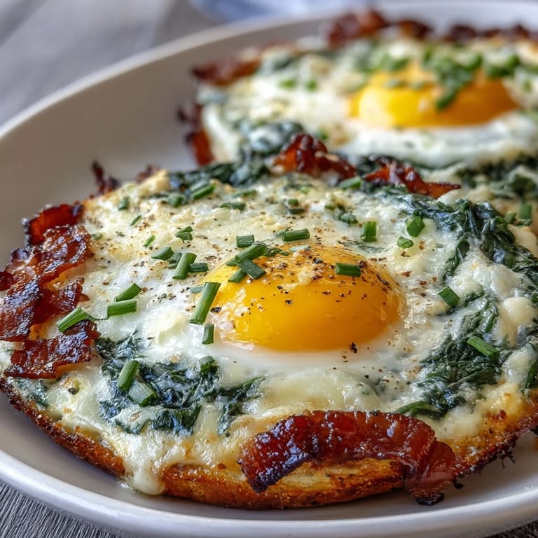 Cheesy green egg and ham cups fresh from the oven, perfect for a playful and protein-packed start to the day.