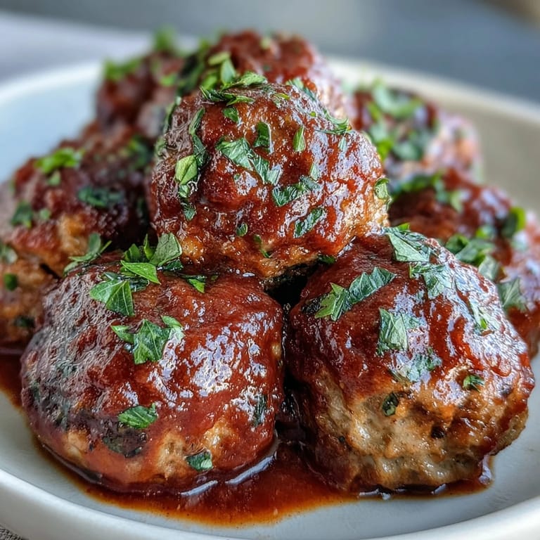 Slow Cooker Meatballs in Marinara—classic Italian-American comfort food, perfect for parties or weeknight dinners.  