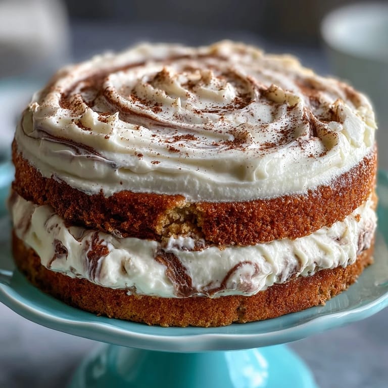 A close-up of the Gemini Cake, revealing soft crumb and beautiful yellow and white swirls.