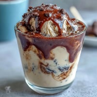 Vanilla Bean Frappuccino Fudge Pops: creamy frozen treats swirled with rich vanilla bean and smooth chocolate fudge, ideal for summer indulgence.