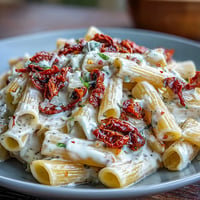 Creamy Marry Me Pasta, rich with sun-dried tomatoes, ready for a romantic dinner.